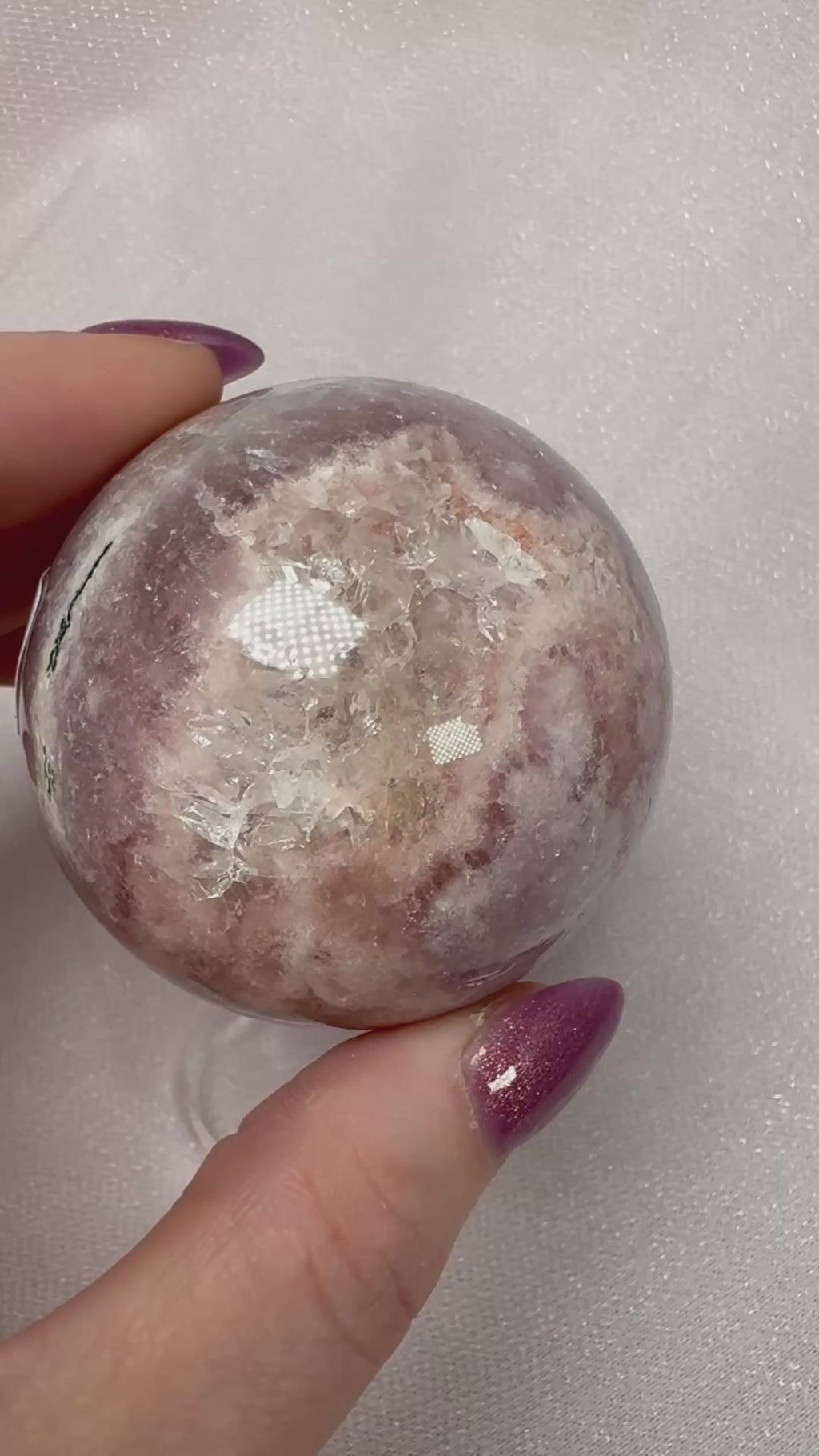 Flower Agate Sphere 52B